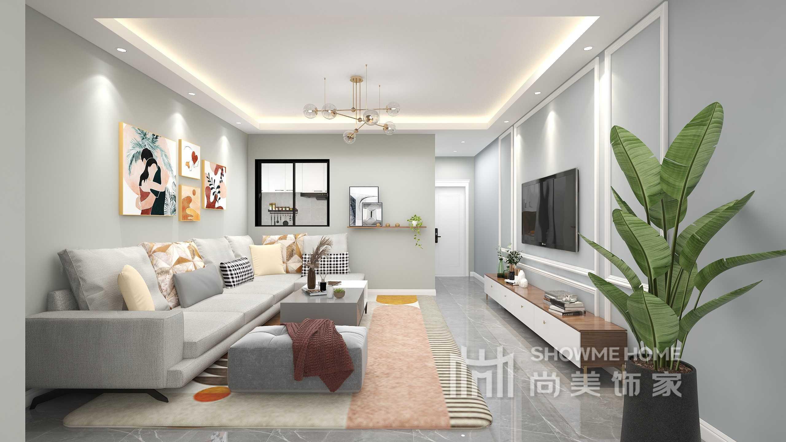 城市花園117㎡（現(xiàn)代北歐風(fēng)）